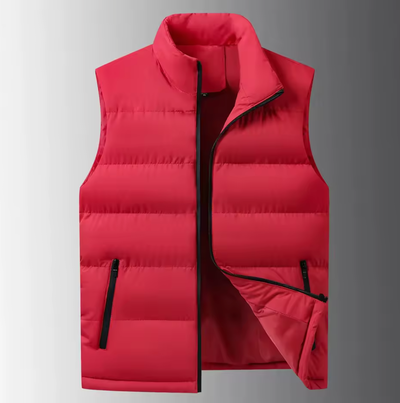 Thickened Down Cotton Warmth Outerwear - Red